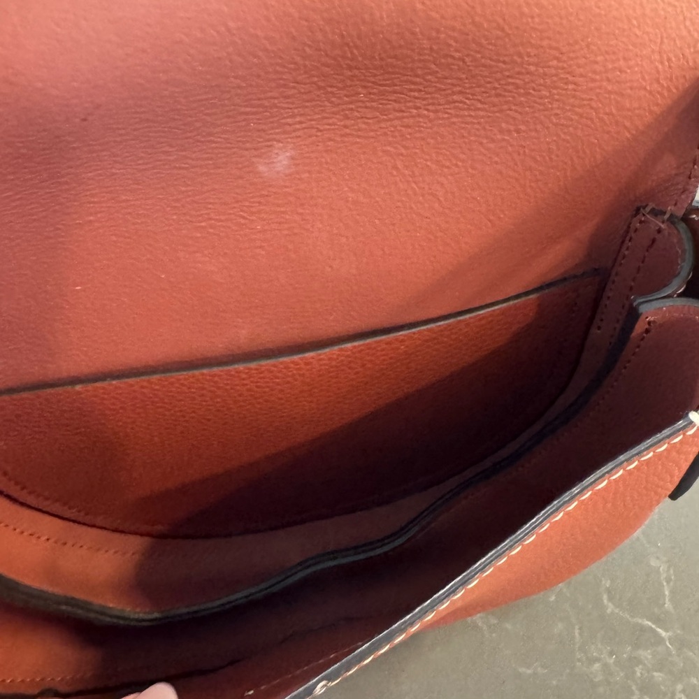 Chloe Darryl Brown Leather Crossbody Bag - Picture 9 of 15